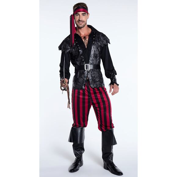 NEW California Costumes Ruthless Rogue Pirate Costume Size Large - Picture 1 of 9